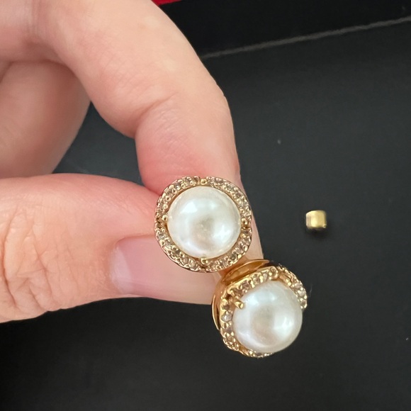 kate spade Jewelry - Kate Spade Gold and Pearl Earrings